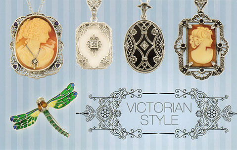 Victorian style jewelry